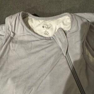 Kyte BABY Light Gray Zippered Sleep Sack Large 2.5 Tog